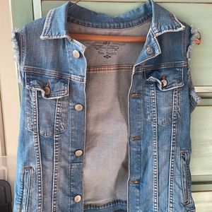 Free People Denim Vest